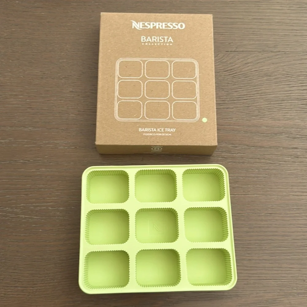 Nespresso Ice Cube Tray Limited Edition Lime Green!